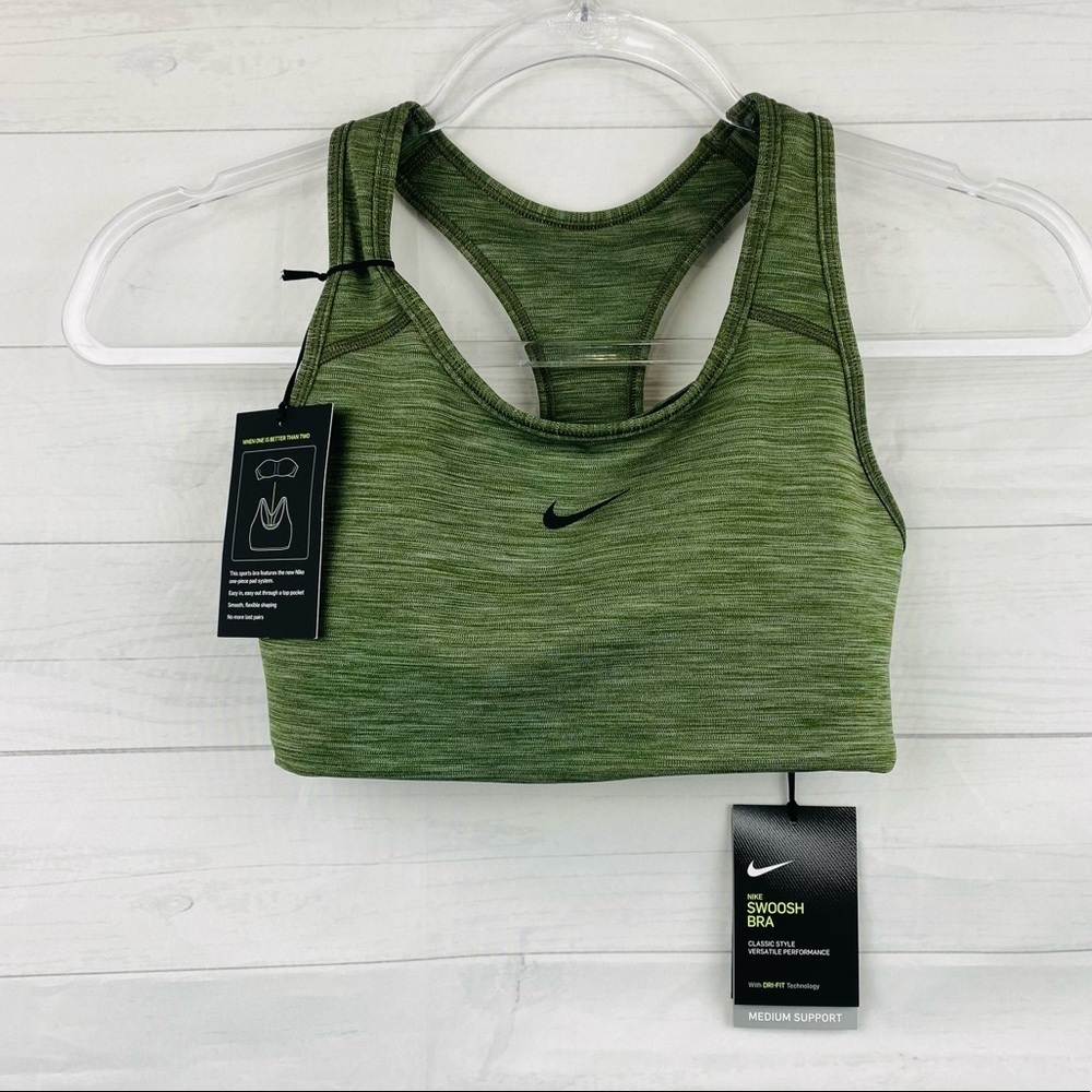 Nike Women’s Swoosh Sports Bra Army Green